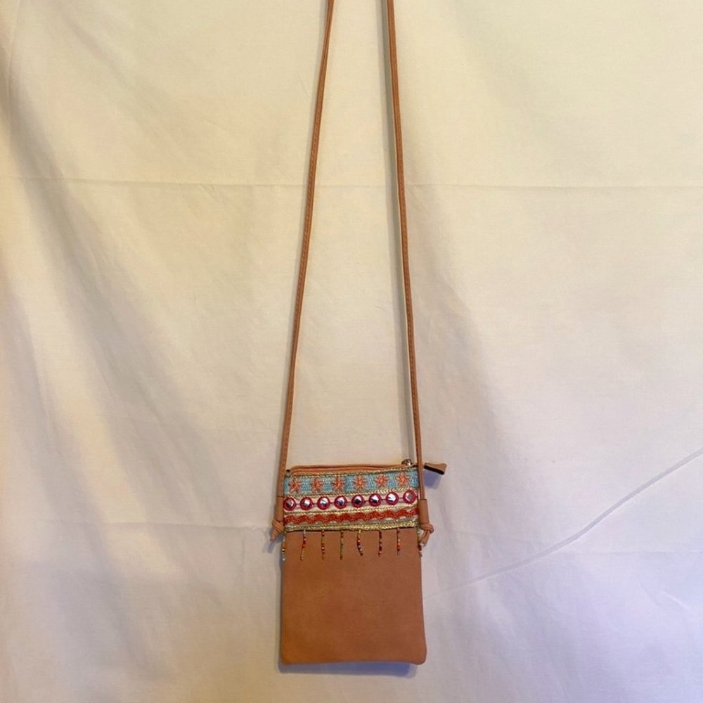 Beautiful! Small Embellished Handbag Women Shoulder Crossbody Bag/Purse ~ 8"x 6"